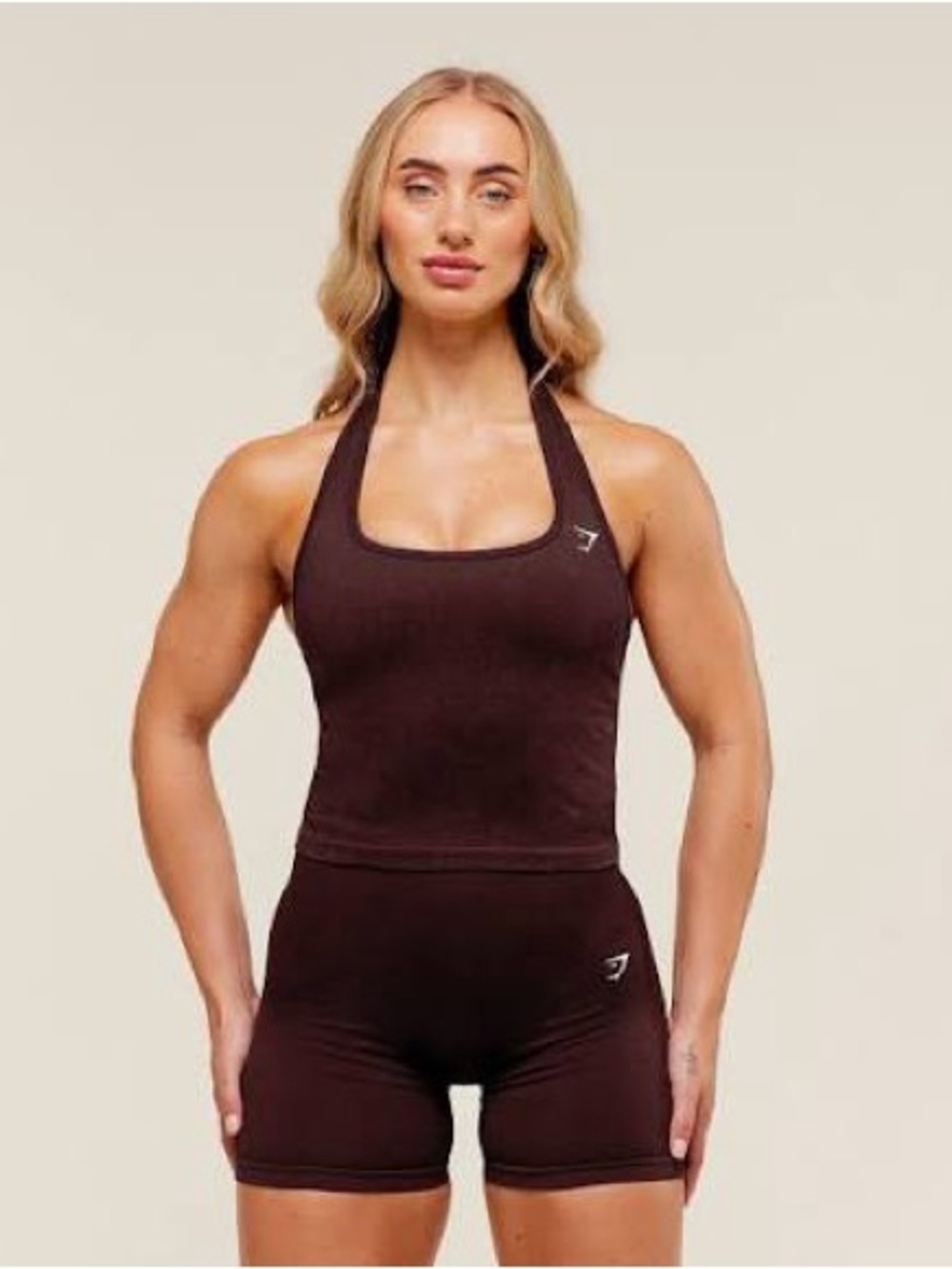 Gymshark Whitney adapt seamless halter top